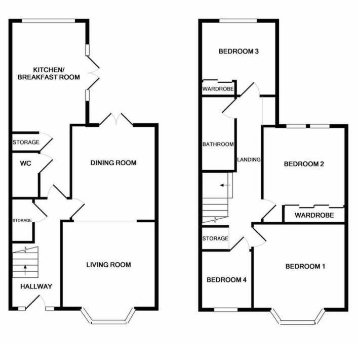 Spacious 4 Bed Rooms, Parking, Garden And Near Parks, Beaches And University Bournemouth Eksteriør bilde